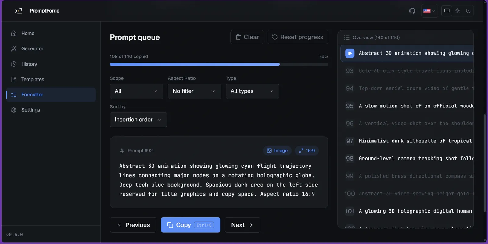 PromptForge — screenshot 4